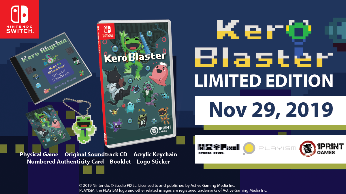 Kero Blaster Physical Edition, News