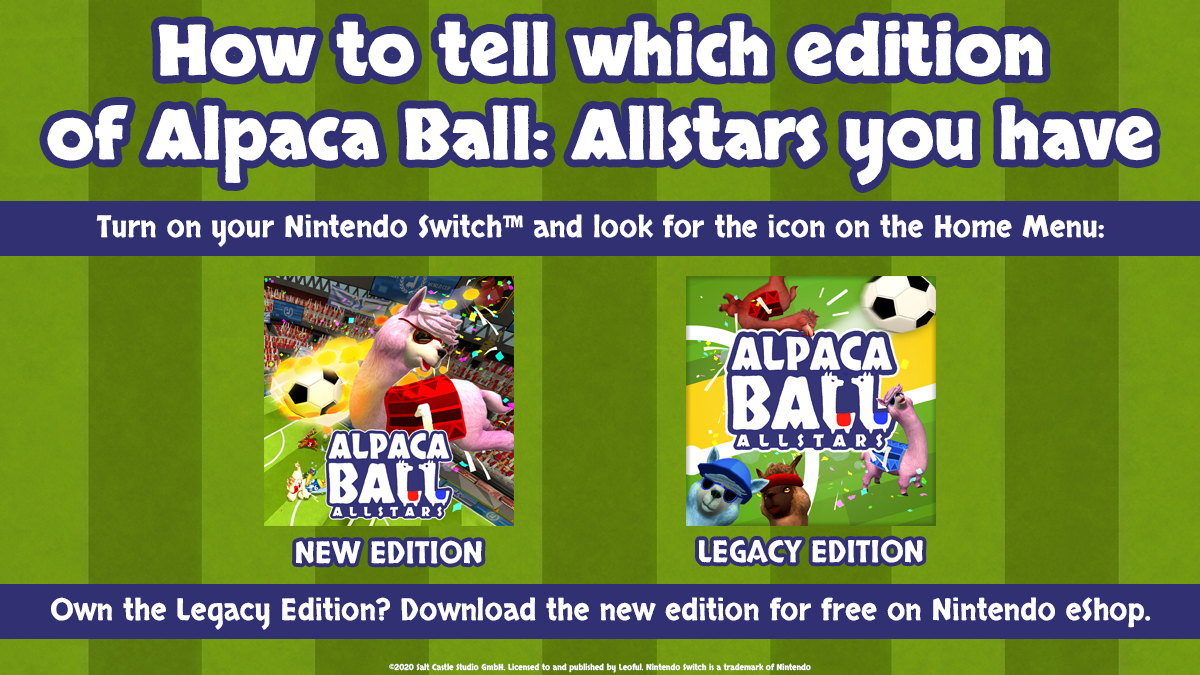 HK, ENGLISH/ Chinese/ Japaense NEW Switch Alpaca Ball Allstars 